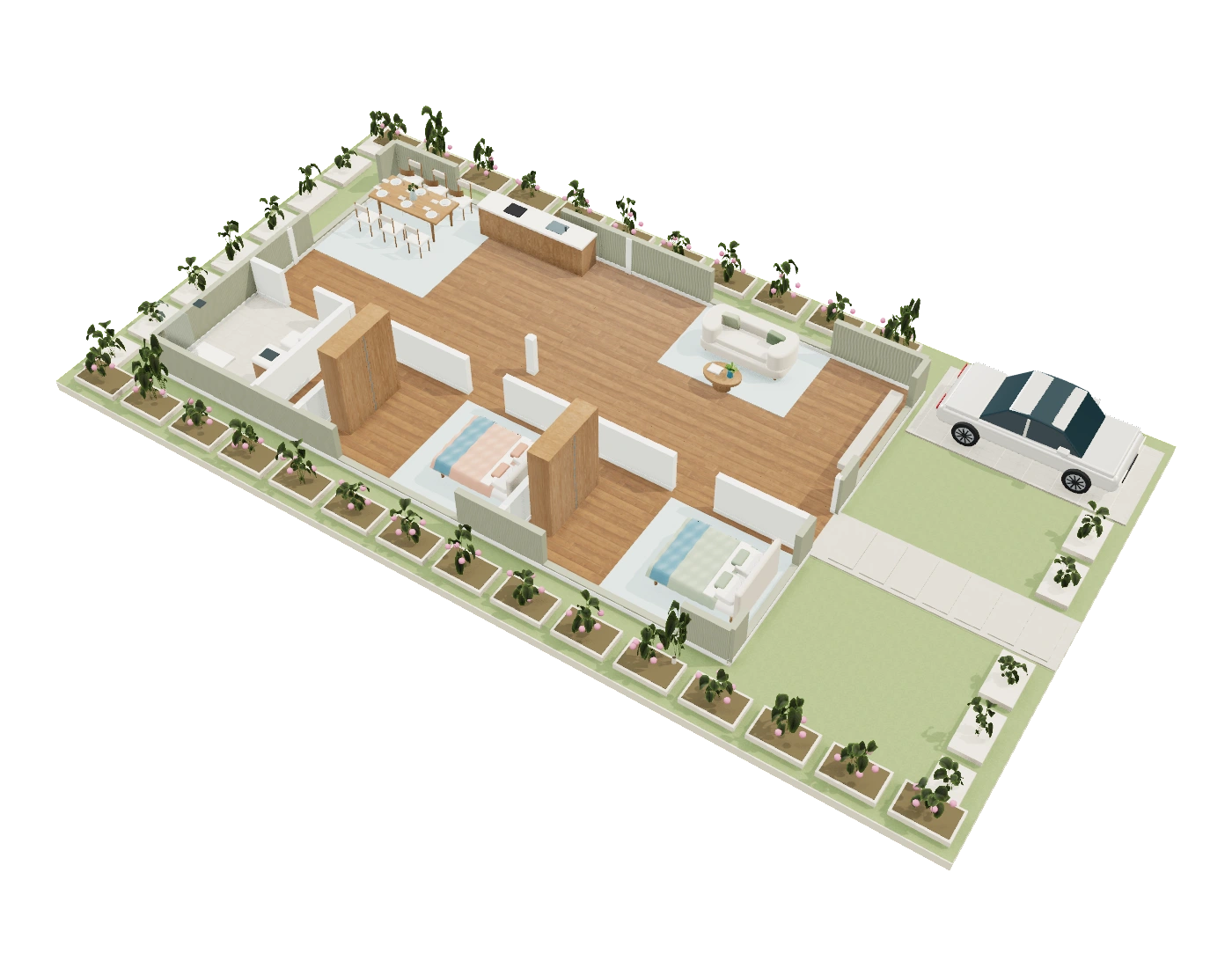 The coastal gallery furnished concept
